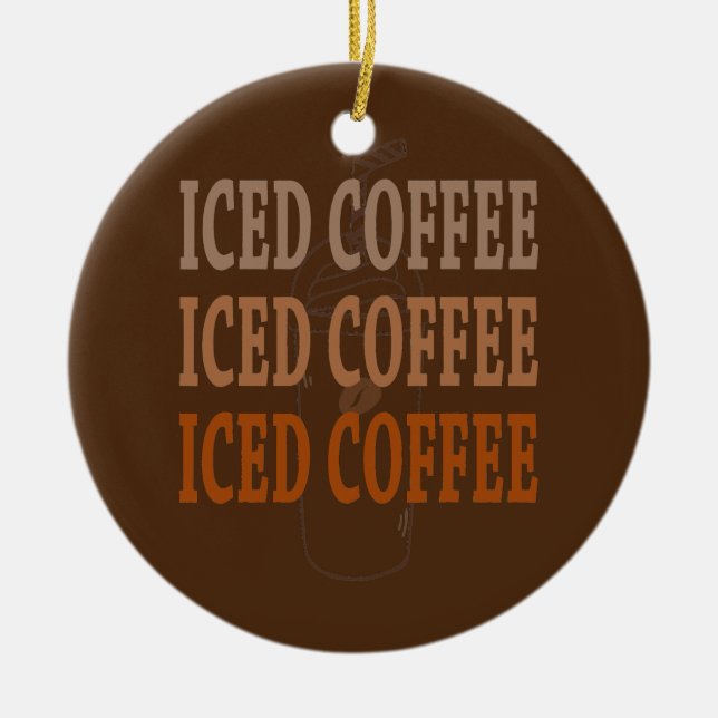 Geschenk für Kaffee Überteuerten Kaffee Keramik Ornament (Vorne)