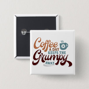 Geschenk für Kaffeeliebhaber: Kaffee pro Tag Button
