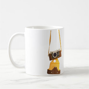 Geschenk für Kamerafotografen Vintage-Kamera-Fotog Kaffeetasse
