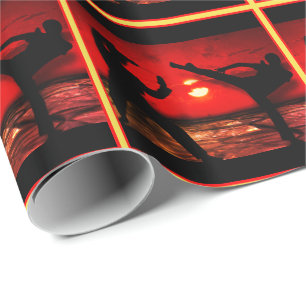 Geschenk für Kampfkunst Geschenkpapier