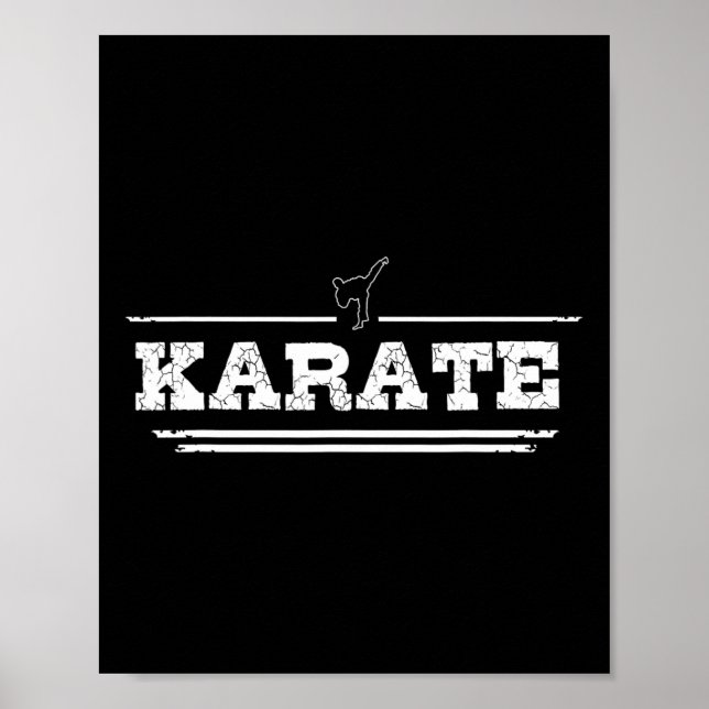Geschenk für Karateka Poster (Vorne)