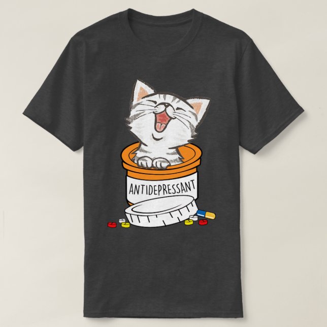 Geschenk für Katzen T-Shirt (Design vorne)