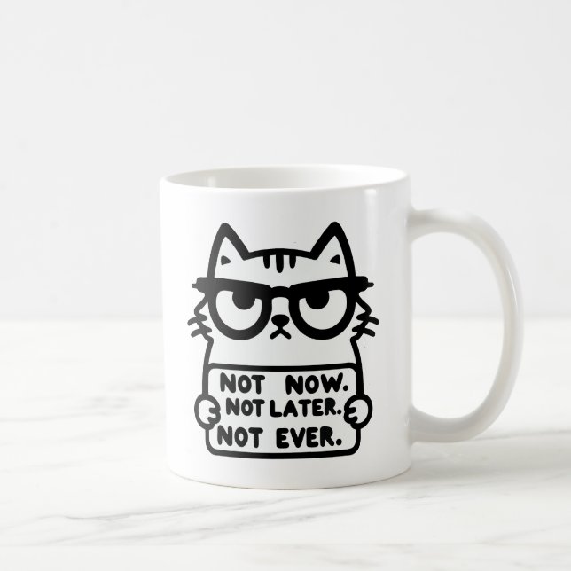Geschenk für Katzenliebhaber Kaffeetasse (Rechts)