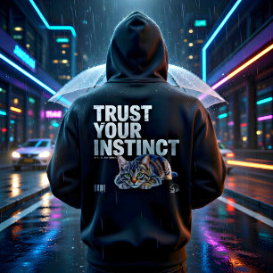 Geschenk für Katzenliebhaber mit Motivationszitat Hoodie