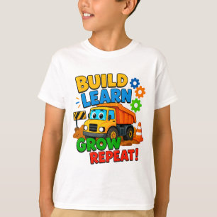 🌱 Geschenk für Kinder zum Bauen, Lernen und Wachs T-Shirt
