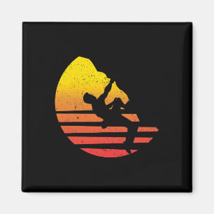 Geschenk für Kletterer Vintage Retro Bouldern Berg Magnet