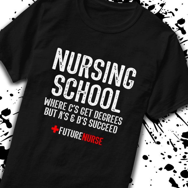 Geschenk für Krankenpfleger - Funny Nursing School T-Shirt (Von Creator hochgeladen)