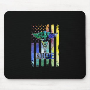 Geschenk für Krankenschwester   Amische Flagge Mousepad