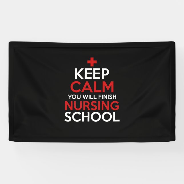 Geschenk für Krankenschwester | Behalt Ruhe Sie we Banner (Horizontal)