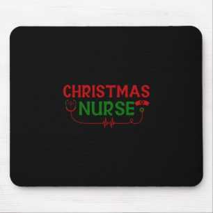 Geschenk für Krankenschwester   Christmas Nurse Mousepad