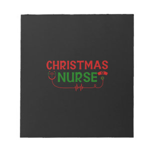 Geschenk für Krankenschwester Christmas Nurse Notizblock