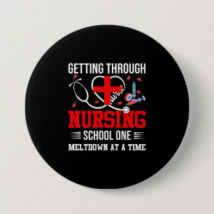 Geschenk für Krankenschwester Erste Krankenpfleg Button