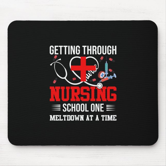Geschenk für Krankenschwester | Erste Krankenpfleg Mousepad (Vorne)