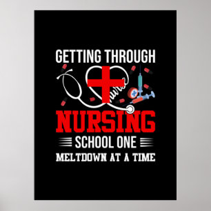 Geschenk für Krankenschwester   Erste Krankenpfleg Poster