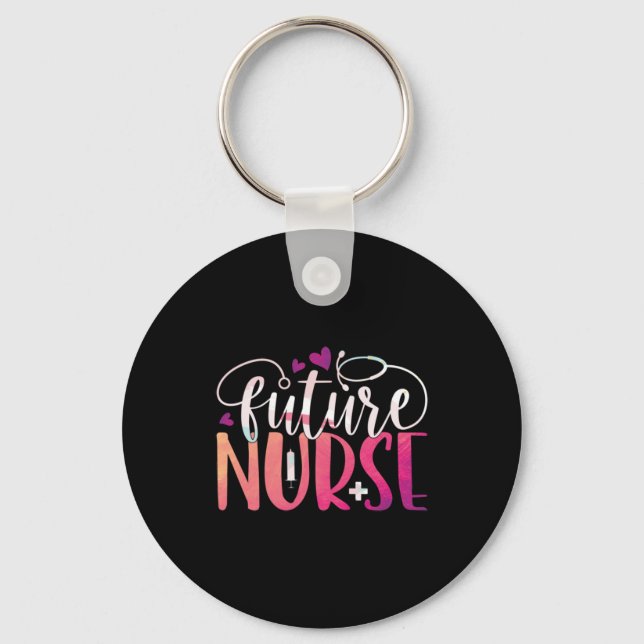 Geschenk für Krankenschwester | Future Nurse Schlüsselanhänger (Vorderseite)