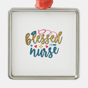 Geschenk für Krankenschwester Gesegnete Krankens Ornament Aus Metall