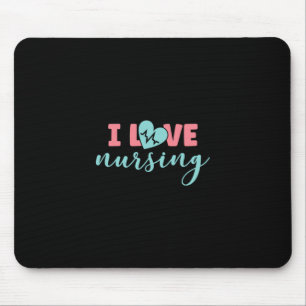 Geschenk für Krankenschwester I Liebe Pflege Mousepad