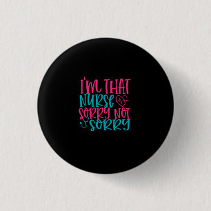 Geschenk für Krankenschwester Ich bin diese Kran Button