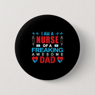 Geschenk für Krankenschwester Ich bin eine Krank Button