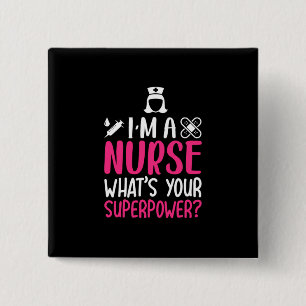 Geschenk für Krankenschwester Ich bin eine Krank Button
