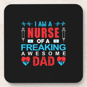 Geschenk für Krankenschwester   Ich bin eine Krank Getränkeuntersetzer