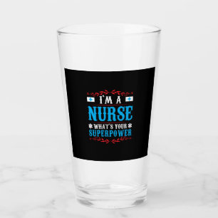Geschenk für Krankenschwester Ich bin eine Krank Glas