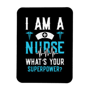 Geschenk für Krankenschwester Ich bin eine Krank Magnet