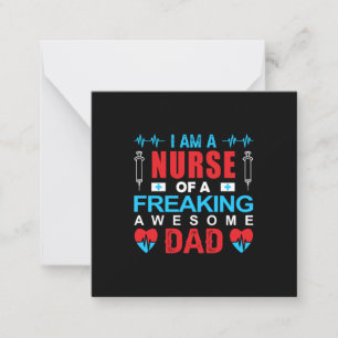 Geschenk für Krankenschwester Ich bin eine Krank Mitteilungskarte