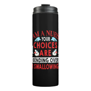 Geschenk für Krankenschwester Ich bin eine Krank Thermosbecher