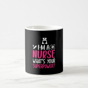 Geschenk für Krankenschwester Ich bin eine Kranken Kaffeetasse