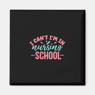 Geschenk für Krankenschwester Ich bin in der Kra Magnet