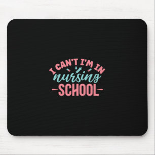 Geschenk für Krankenschwester Ich bin in der Kra Mousepad