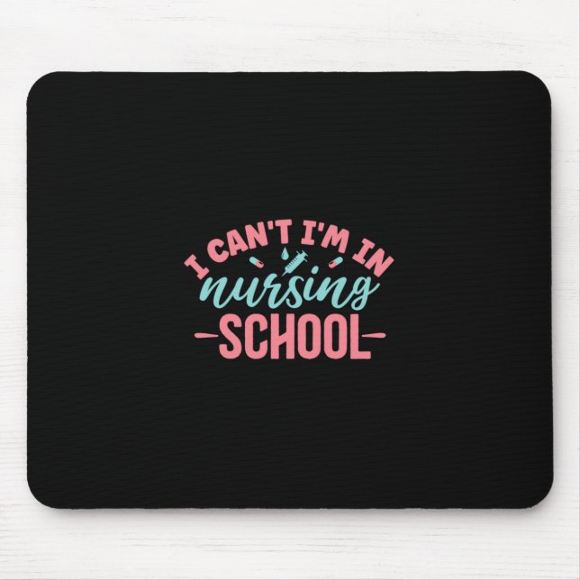 Geschenk für Krankenschwester | Ich bin in der Kra Mousepad (Vorne)