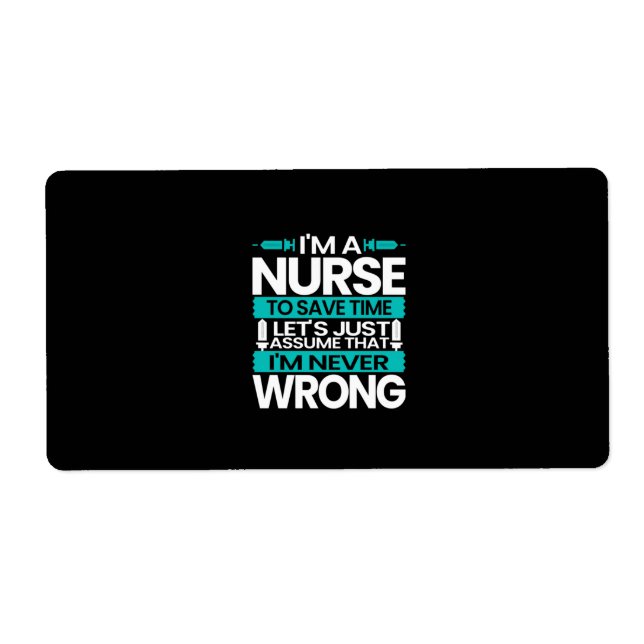 Geschenk für Krankenschwester | Ich bin Krankensch (Vorne)