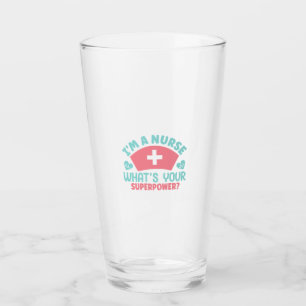Geschenk für Krankenschwester Ich bin Krankensch Glas