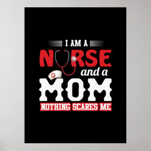 Geschenk für Krankenschwester Ich bin Krankensch Poster