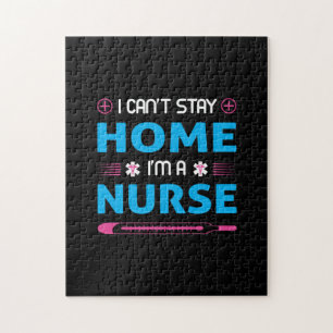 Geschenk für Krankenschwester Ich bin Krankensch Puzzle