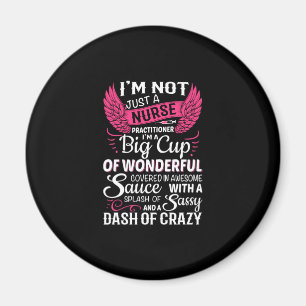 Geschenk für Krankenschwester Ich bin nicht nur Magnet