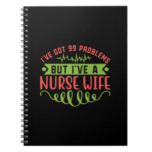Geschenk für Krankenschwester Ich habe 99 Proble Notizblock