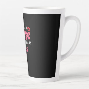 Geschenk für Krankenschwester Ich küsste eine Kr Milchtasse