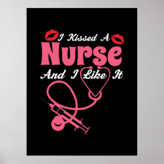 Geschenk für Krankenschwester | Ich küsste eine Kr Poster