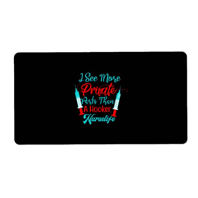 Geschenk für Krankenschwester | Ich sehe mehr priv (Vorne)