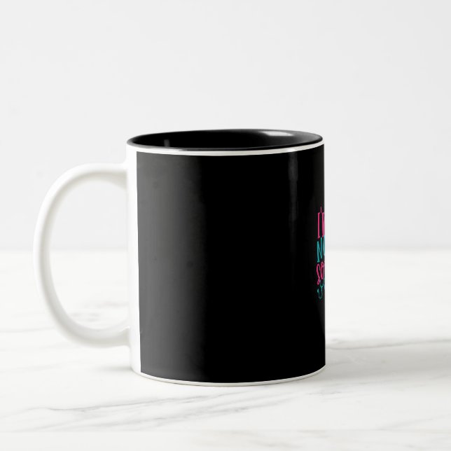 Geschenk für Krankenschwester | Im dass Krankensch Zweifarbige Tasse (Links)