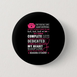 Geschenk für Krankenschwester Kein soziales Schl Button