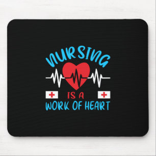 Geschenk für Krankenschwester Krankenpflege ist Mousepad