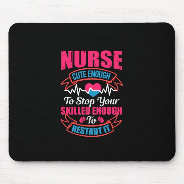 Geschenk für Krankenschwester | Krankenschwester N Mousepad (Vorne)