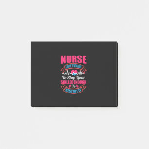 Geschenk für Krankenschwester   Krankenschwester N Post-it Klebezettel