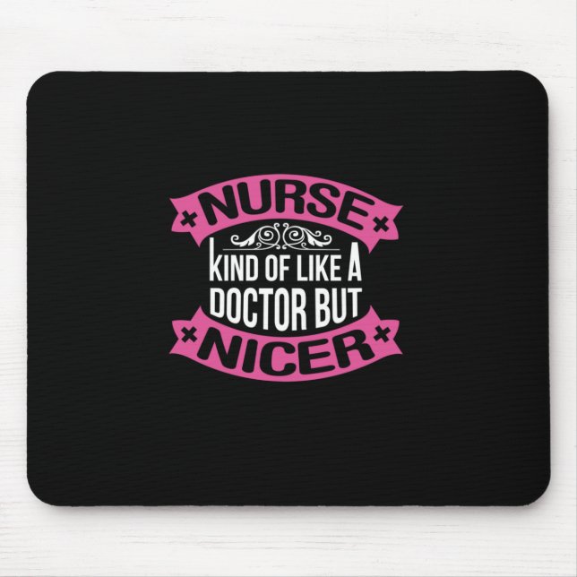 Geschenk für Krankenschwester | Krankenschwester w Mousepad (Vorne)