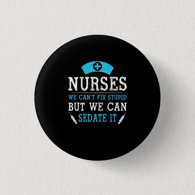 Geschenk für Krankenschwester | Krankenschwestern, Button (Vorderseite)