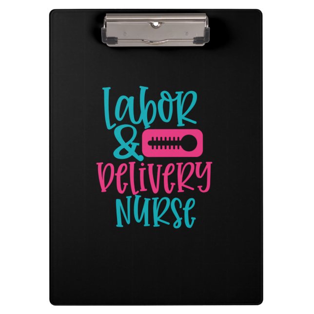 Geschenk für Krankenschwester | Labour Belivery Nu Klemmbrett (Vorderseite)